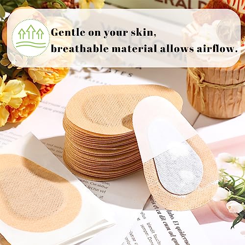 Image of Panitay 40 Pcs Adhesive Eye Patches for Adults,3.3 X 2.3 Inch,Nude | Eye Patch Disposable Breathable Eyepatch for Amblyopia Lazy Adhesive Bandages for Men, Daily Use Patches
