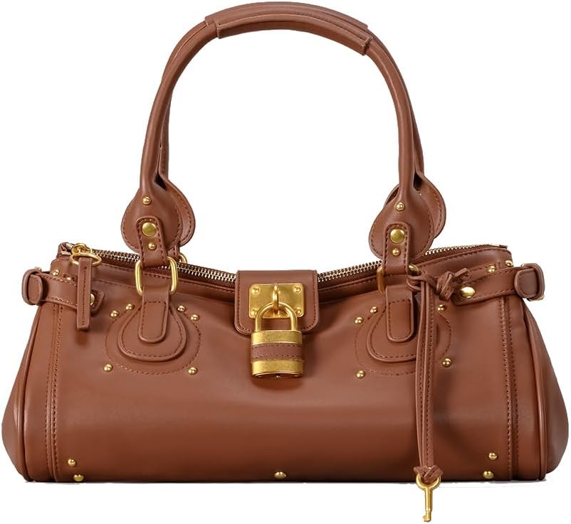 Leather Bags for Women Stylish Shoulder Bag Handbags Chic Purses Crossbody Satchel for Travel Work