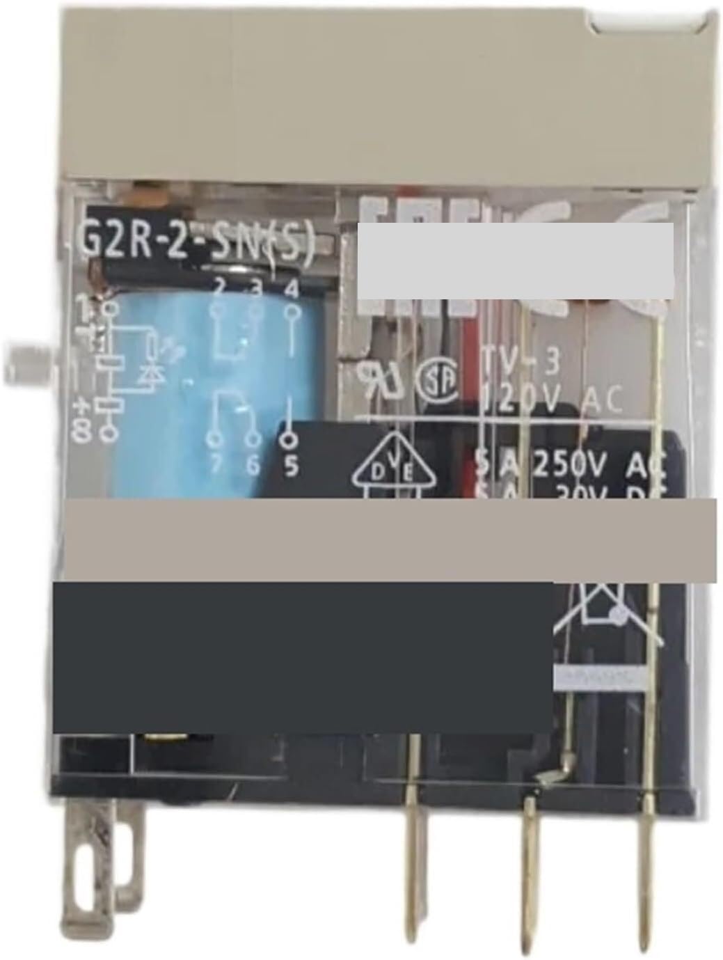 Relé G2R-2-SN(S) 220VAC solucione fallos de arco eléctrico 2NO