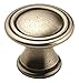Amerock BP24009SN Vasari 1-3/16 in (30 mm) Diameter Satin Nickel (Matte) Cabinet Knob