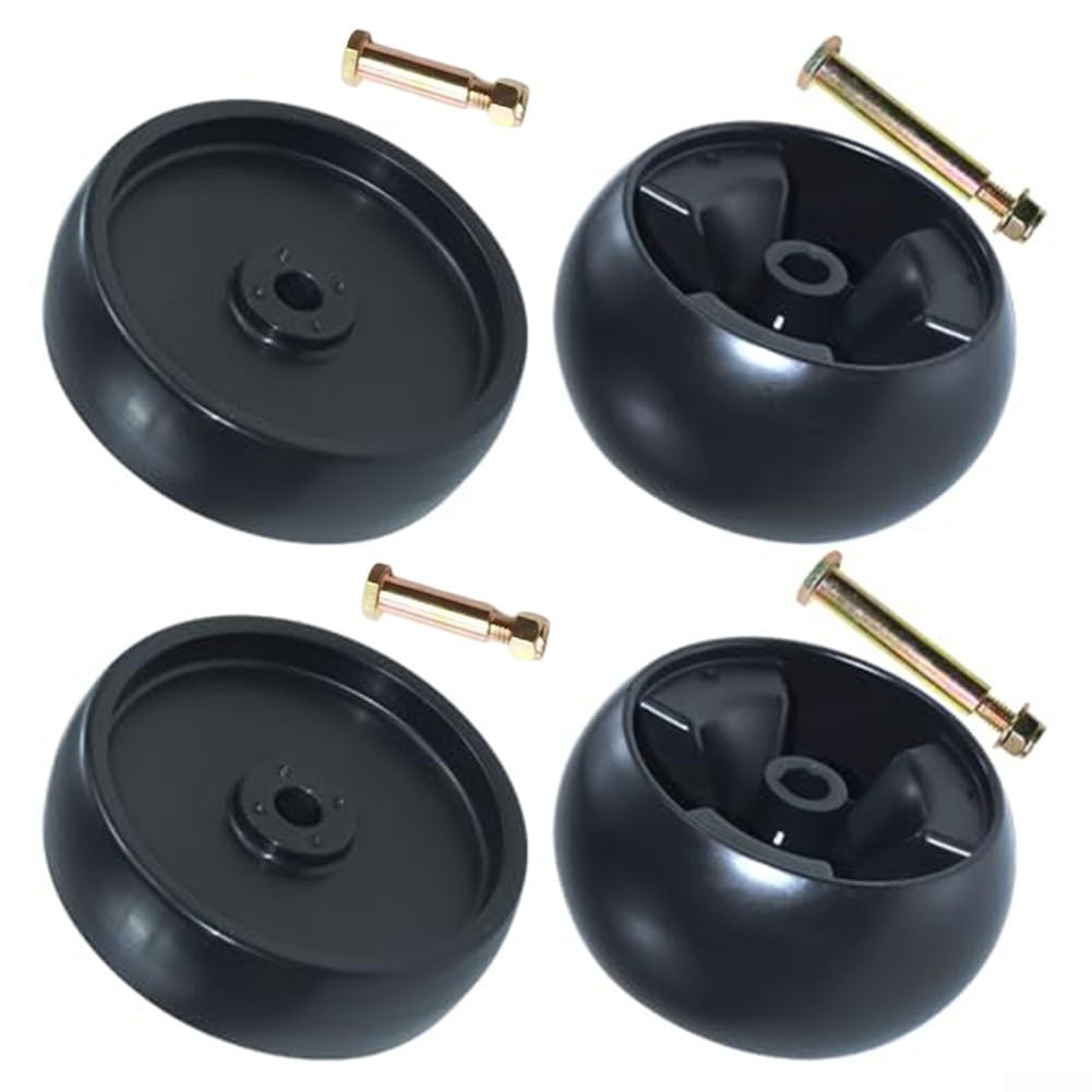Ruedas de cubierta para cortacésped, 4 ruedas de 5 pulgadas 734-04155 734-0973, con pernos y tuercas para Toro