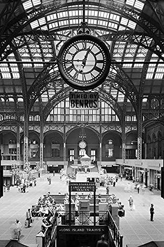 Old Penn Station Interior, New York City 11x14 Photograph Photo Print
