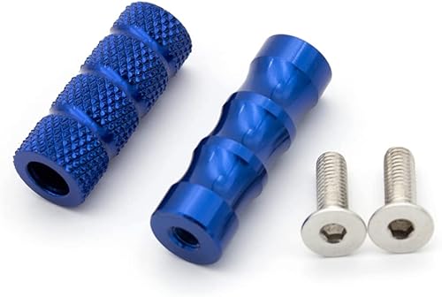 Miniatura 2 de Estriberas de freno para palanca de cambios de motocicleta con agujero de 0.236 in, pedal universal para retrasos, color azul