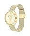 Imagen de Calvin Klein Reloj Analógico de Cuarzo Multifunción para Mujer Colección Shape con Correa de Malla de Acero Inoxidable de Color Dorado