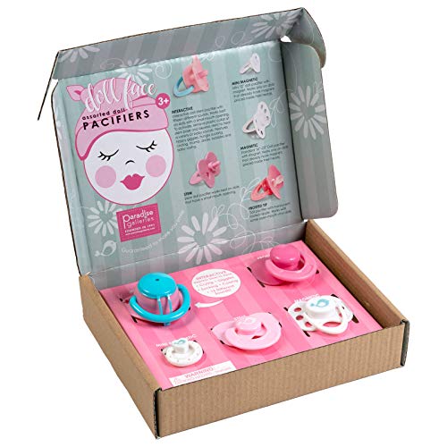 Paradise Galleries Reborn Baby Doll Accessories Doll Face Pacifier Gift Set - 5-Piece Pacifier Set #TOP2