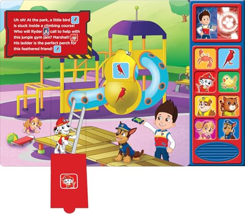 Nickelodeon PAW Patrol - Animal Rescues! Lift-a-Flap Sound Book - PI Kids
