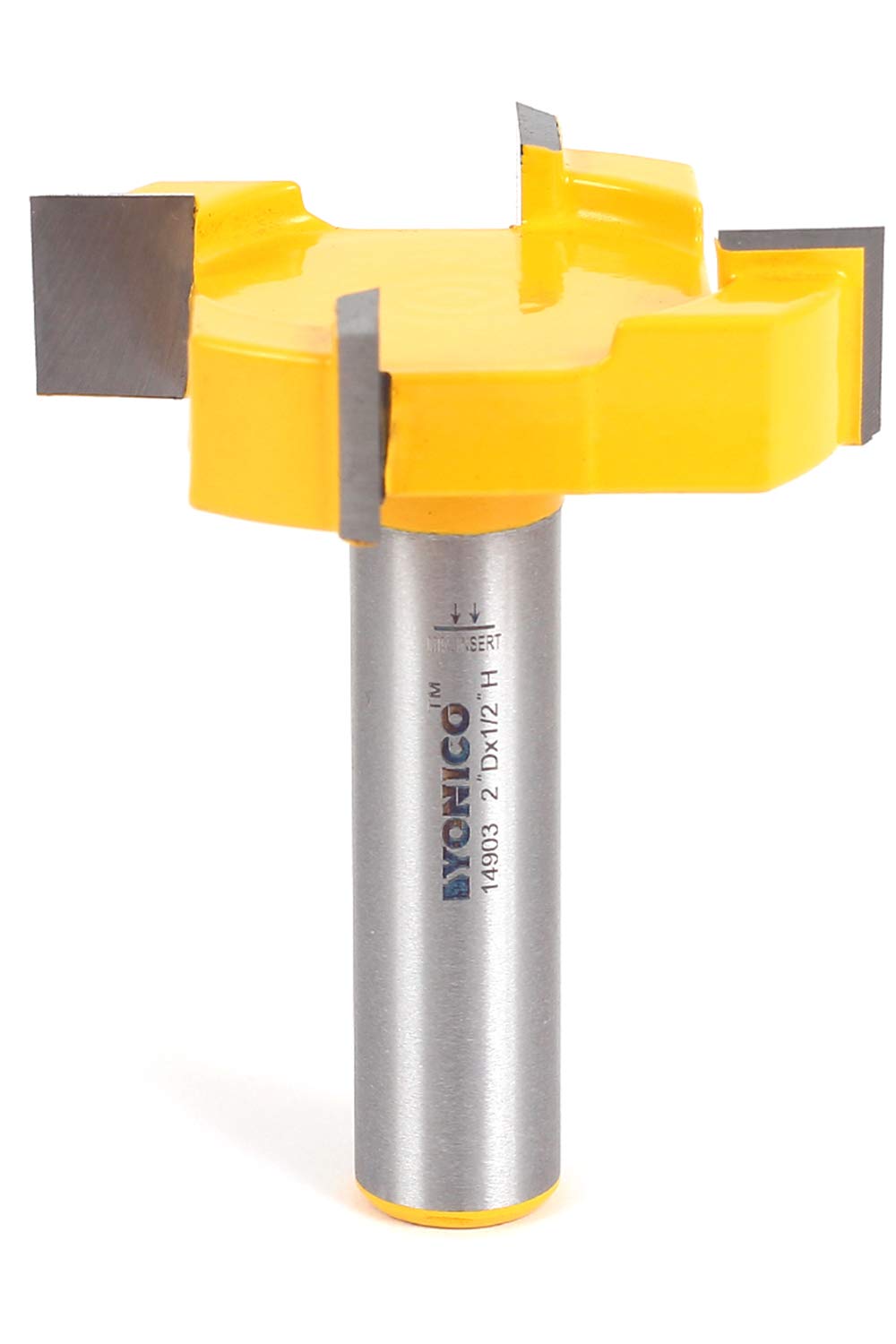 Yonico Surfacing Planing Router Bits 2-Inch Diameter 1/2
