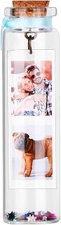 Customized Photo Make a Wish Bottle Personalized Message Bottle Magical Message in a Bottle Gift Idea Romantic Anniversary Presents for Boyfriend Girlfriend