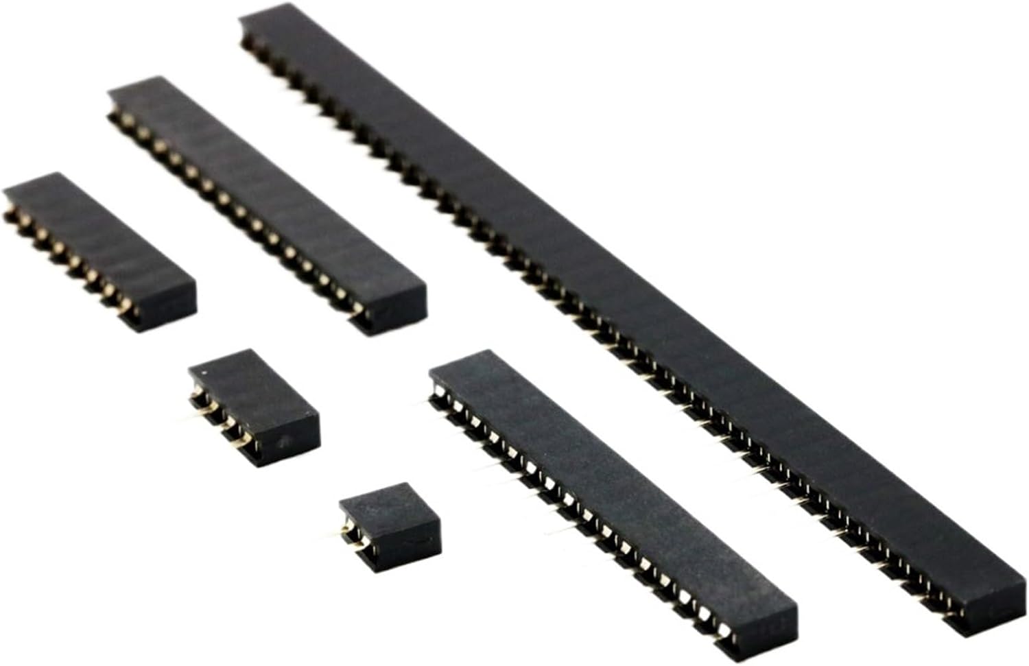 10PCS 2.0mm Single Row Female 2/3/4/5/6/10/12/14/16/20/40Pin PCB Socket Board Pin Header Connector Strip Pinheader(10PCS 14P)