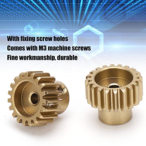 KUIDAMOS Engrenagem de motor de pinhão 32DP, com orifícios de fixação para parafusos, engrenagem de