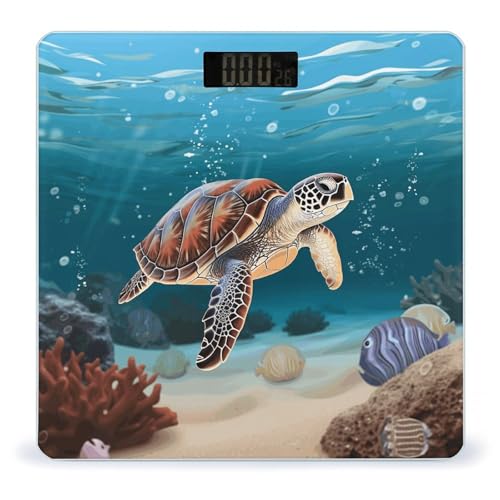 Báscula Digital para Baño con Pantalla LCD y Vidrio Templado miniatura 1