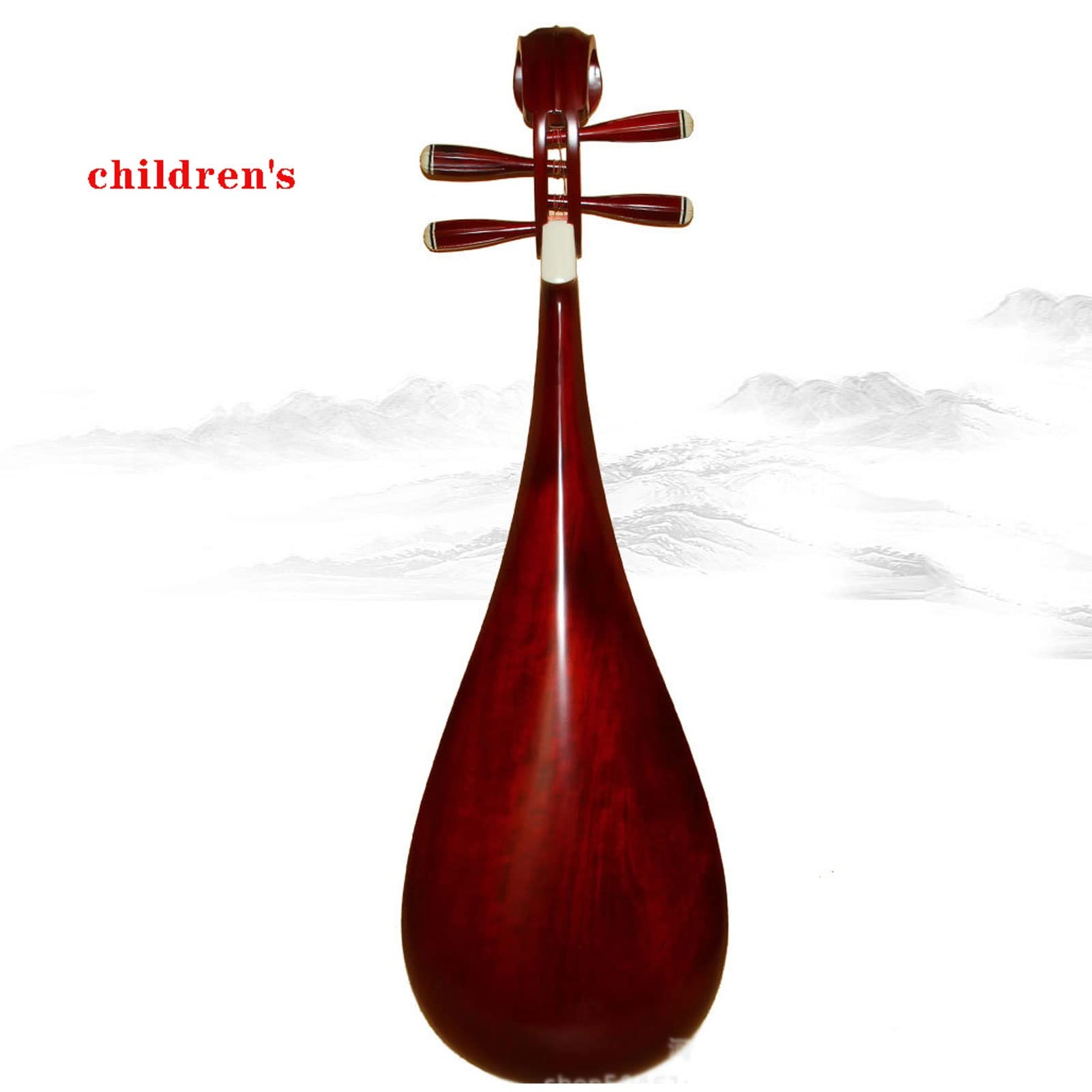 Liuto Cinese, Liuto Cinese in Legno Duro, Superficie Lucida e impeccabile otterrai Un liuto di Materiale(87CM*28CM)