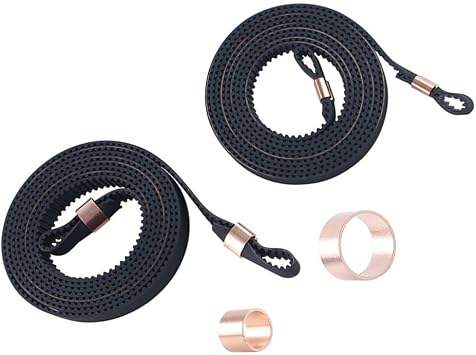 Replacement Timing Belt Kit for Anycubic for KOBRA 3 Max for COMBO, X Y Rubber Belt with Pre-installed Bushings, Stable Transmission Parts for 3D Printer