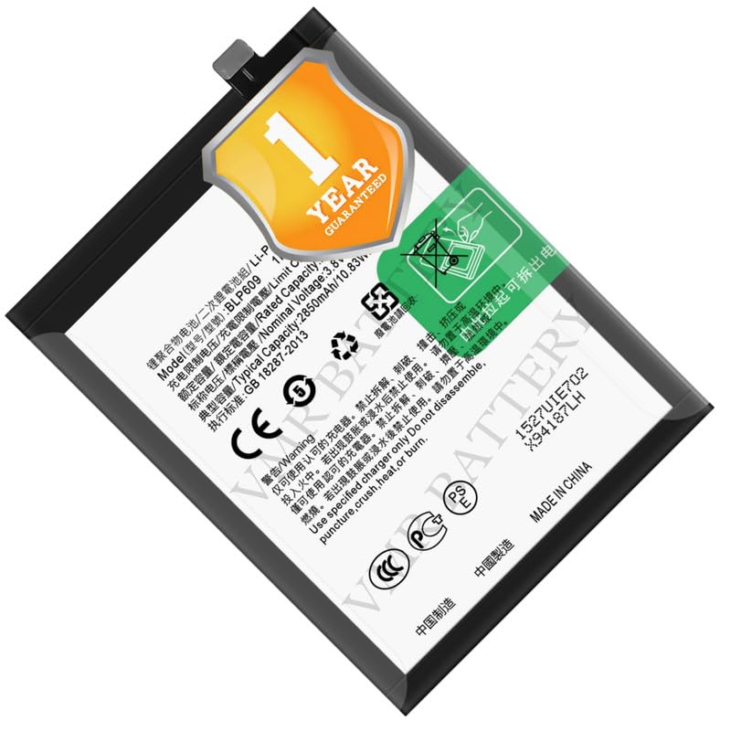 Image of Original BLP609 Battery Compatible for Oppo F1 Plus (X9009) | Oppo R9 (R9m, R9tm) - (2850mAh) - 1 Year Warranty K7