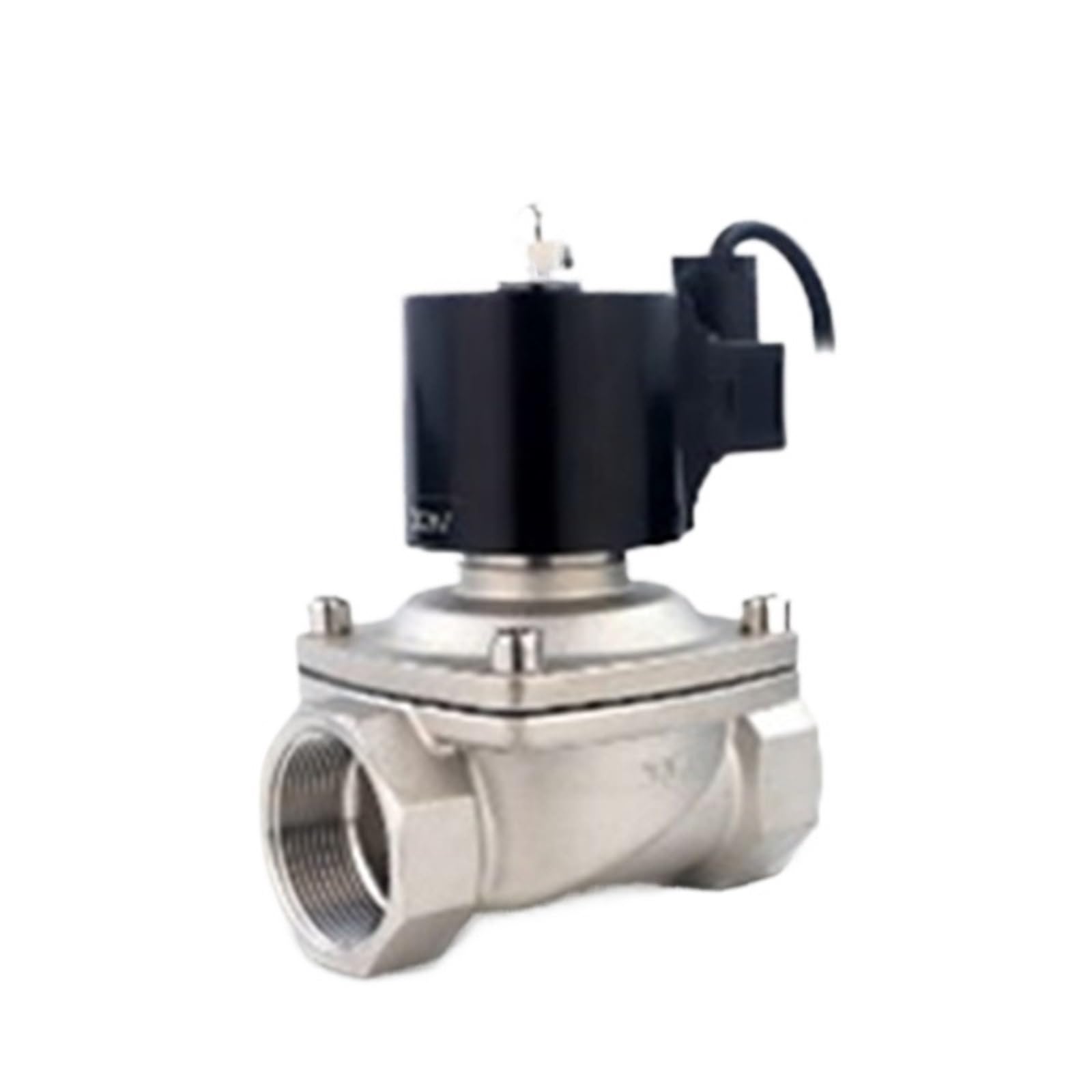 Électrovanne en acier inoxydable 304 DN32 durable pour fluides exigeants