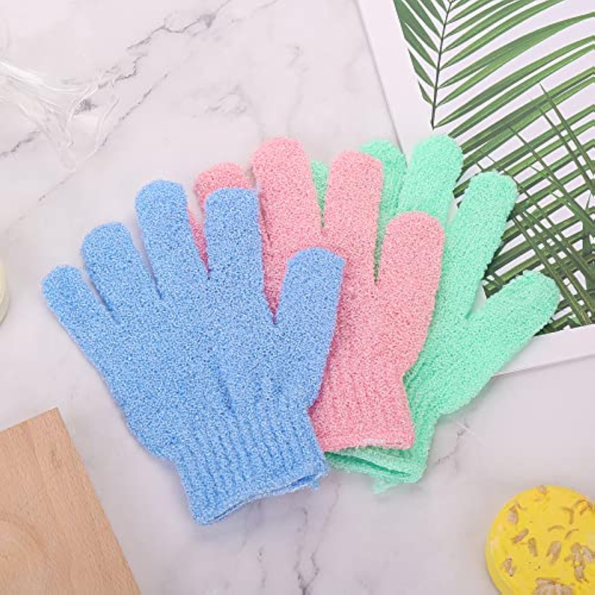 Heavy Exfoliate Mitts Bath Gloves for Scrubbing
