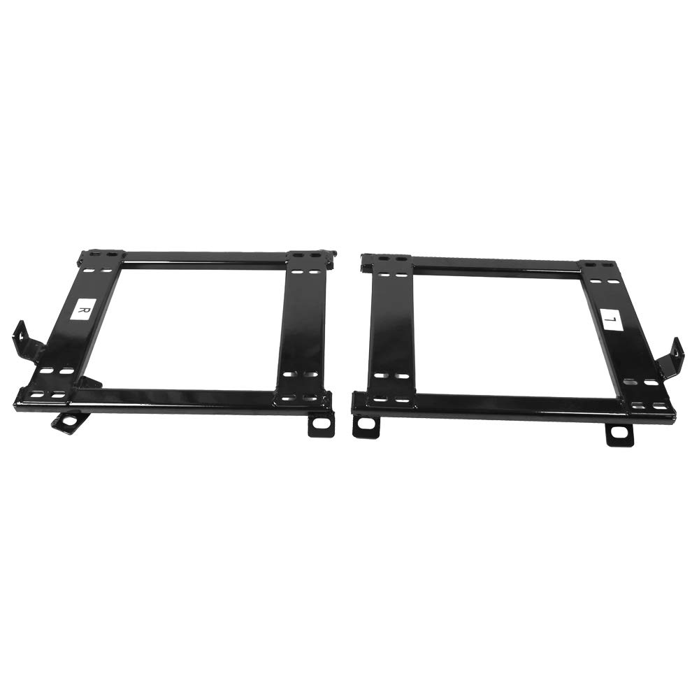 IKON MOTORSPORTS Racing Seat Brackets Pair, Compatible With 1993-1998 Toyota Supra, Mounting Set Left Right