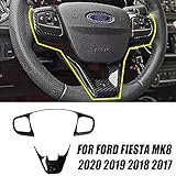 Questo articolo è realizzato in plastica ABS di alta qualità, leggero, resistente al colore e durevole. Stile in fibra di carbonio per decorare il volante, rende la vostra auto particolare e unica.