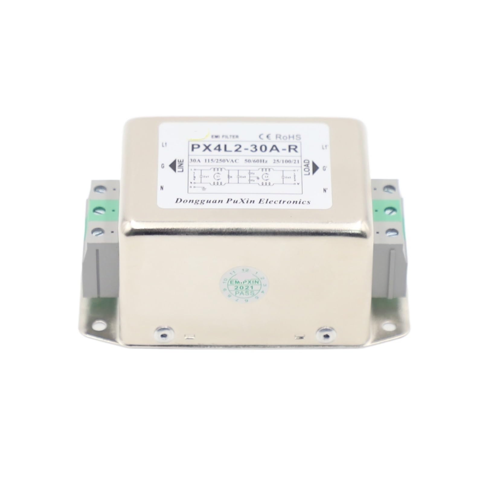 Filtre PX4L2-30A-R(D) pour stopper les interférences électriques