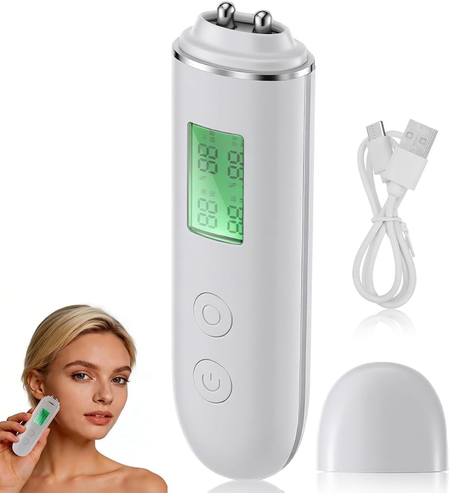 Skin Moisture Analyzer Skin Hydration Tester with Lcd Display Digital Water Oil meter for Face and Body Portable Care Tool for Personal Hydration Test