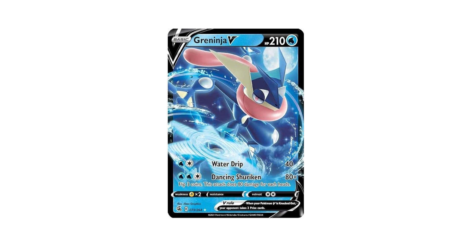 Amazon.com: Greninja V - 073/264 - Ultra Rare : Sports