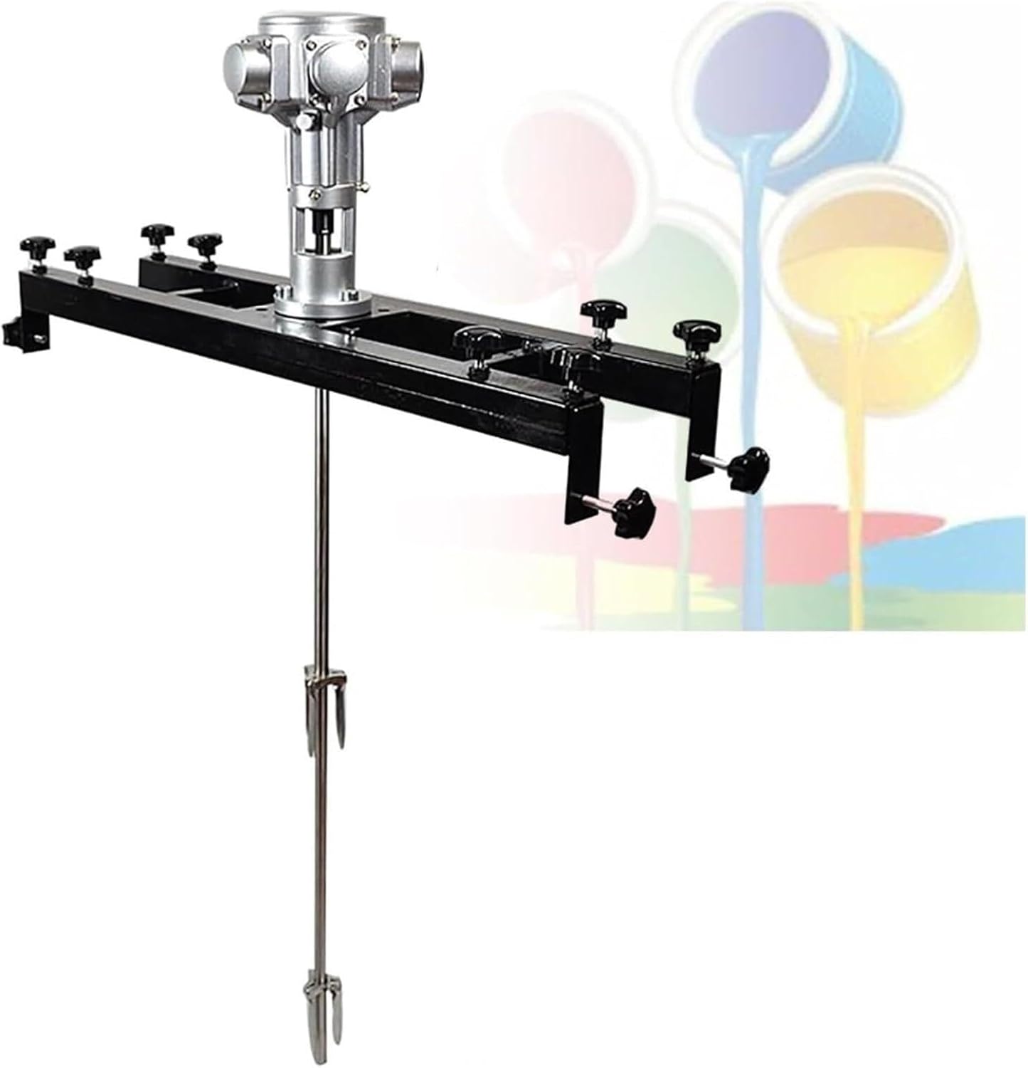 Pneumatic Paint Mixer Air Agitator, Paint Stirring Machine, Paint Mixing Equipment, Stand Paint Concrete Mixer, for Ink Paint Coating Stirring Mix Tool