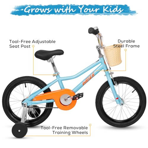 Image of WEIZE Kid Bike 16 20 Inch Children Bicycle For Boy Girl Beginner Cycling