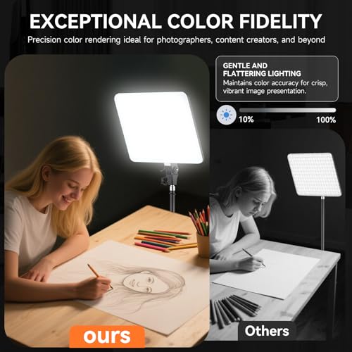 Kit d'éclairage de photographie LED pour vlogging et streaming - 6
