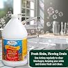 Medina Actina Toilet Clog Remover - Natural Sink Drain Cleaner Liquid for Effective Waste Digestion and Odor Control - Reduced Maintenance in Shower Drain Clog Remover (128 OZ)