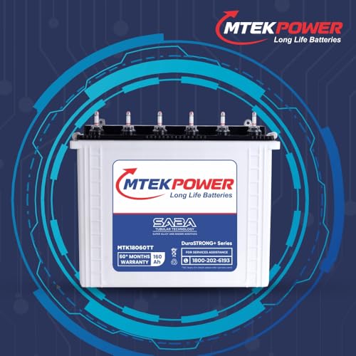Image of 210Ah Tall Tubular Inverter Battery with SABA Technology - MTK23060TT - Battery for Home, Office & Shops - 60 Months Warranty