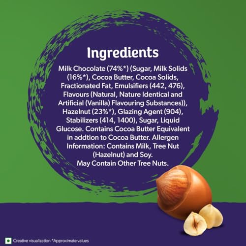 Image of Cadbury Dairy Milk Bites Hazelnut Chocolate Pack, 30 g (Pack of 6)