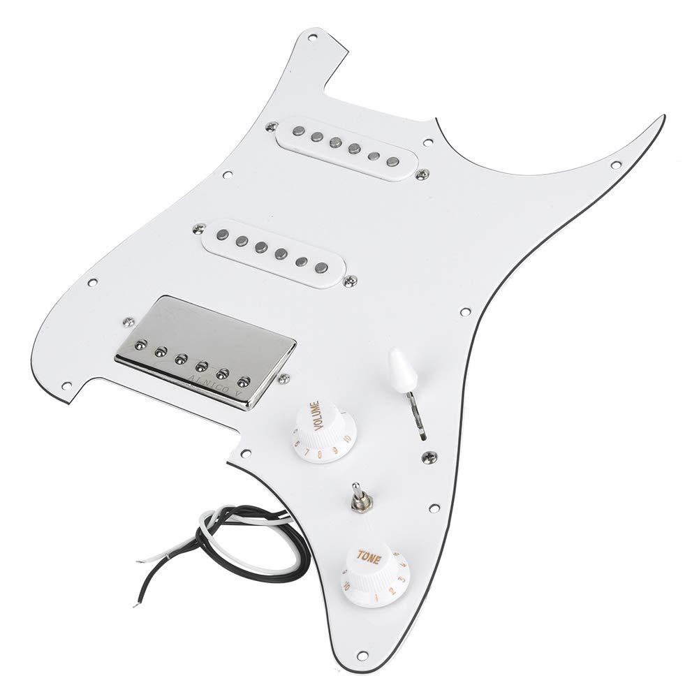 Pickup per Chitarra a Doppia Bobina SSH Precablati con Battipenna Clear Sound Design per Strumento per Chitarra Elettrica 750 G Resistente Plastica