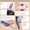 KOTAMU Waxing Kit for Women & Men, Wax Warmer for Hair Removal, Digital Wax Kit with Silicone Pot,Ideal for Face Eyebrow Arm Legs Armpit &Sensitive Skin, Bloomy Waxing Machine for Home Salon Use