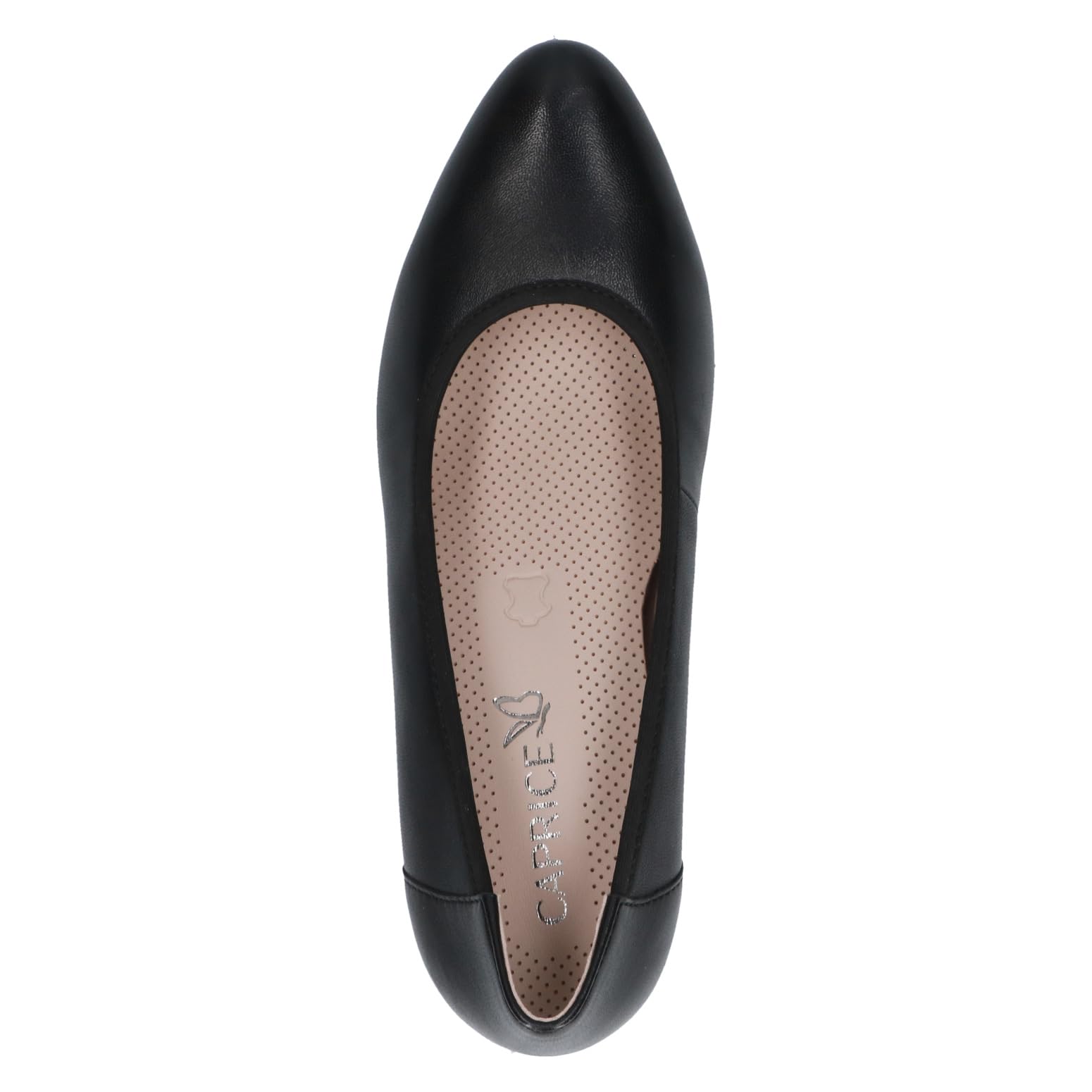CAPRICE Comfort Damen Pumps aus Leder mit Blockabsatz