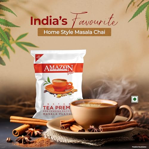 Image of Amazon 3 in 1 Instant Tea Premix Masala Plus 1 Kg Pack for Vending Machine