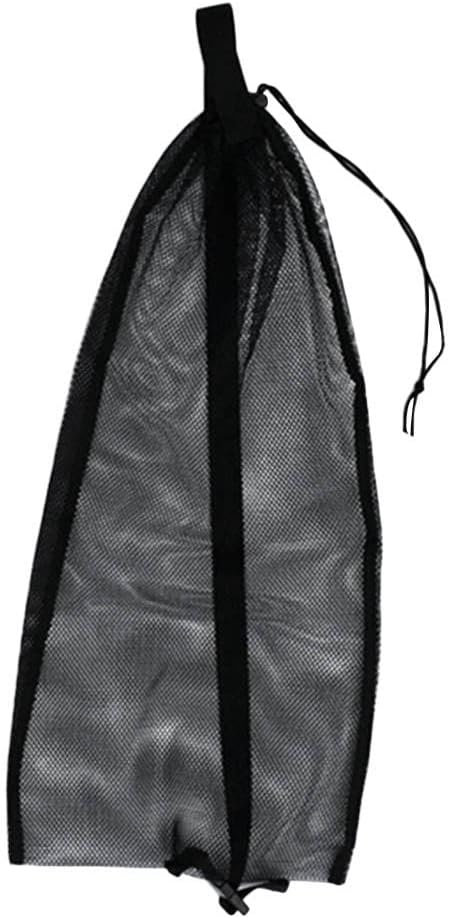 Menolana 5X 1 Piece Mesh Bag with Elastic Drawstring Adjustable Multipurpose Gym Supplies
