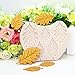 Leaf Silicone Mold Rose Flower Fondant Molds DIY Cake Decorating Tools Sugarcraft Candy Resin Clay Chocolate Gumpaste Moulds (4.2 x 3.28 x 0.24 inches)