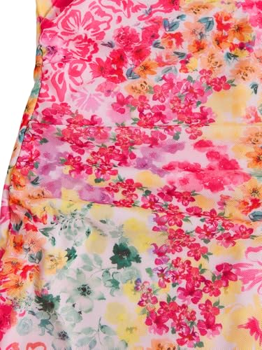 Image of SOLY HUX Women's Floral Mesh Bodycon Cami Dress Cowl Neck Sleeveless Cocktail Party Wedding Guest Long Maxi Dresses