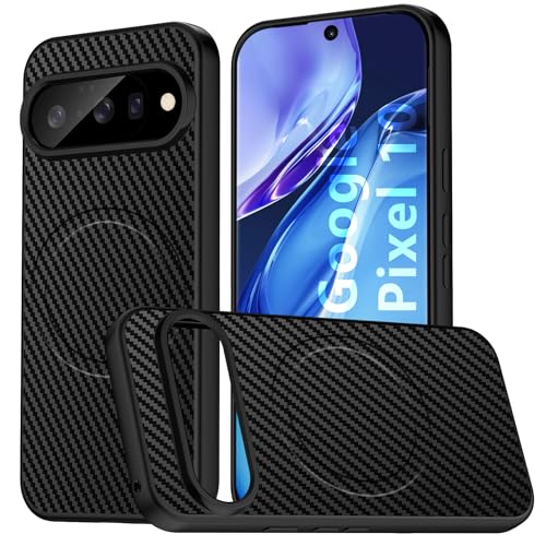 YDIHIHO �Ή� Google Pixel 10 �p �P�[�X �Y�f�@�ۃe�N�X�`�� ���^ �y�� �ϏՌ� PC �f�� ���C�����X�[�d�Ή� ������� �w��h�~ �h�o ���h�~ �l�C �s�N�Z�� 10 �p �g�ѕ֗��J�o�[ �u���b�N (��) MD-TXCX-09-0