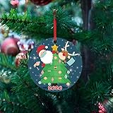?? 【Delicados regalos navideños 】Colgar adornos personalizados en el árbol de Navidad o como regalos navideños para familiares y amigos, será una forma ideal de crear recuerdos duraderos y cariñosos. La decoración es el regalo perfecto para cualquier persona.