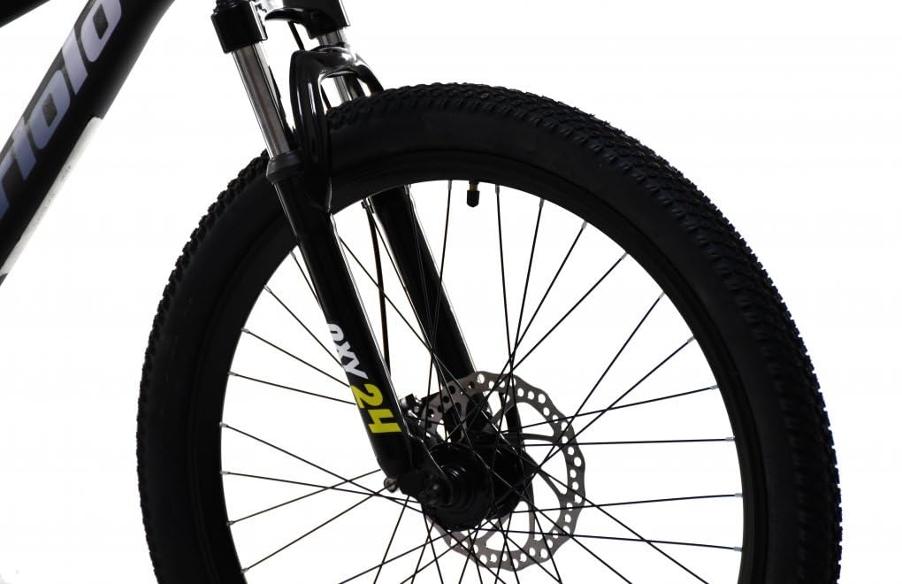 breluxx Capriolo Oxygen 2D FS Mountain Bike 24 Inch 18 Speed Light Blue with Mudguards Sports & Outdoors