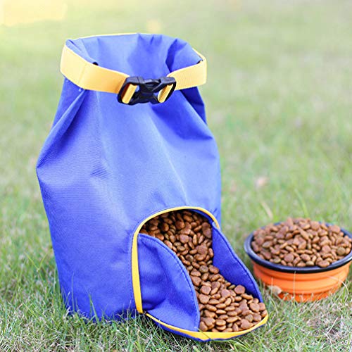 Balacoo Accessories Travel Dog Food Bag Pet Food Storage Container For Road Trips And Camping (Blue) Outdoor Travel Dog Dog Travel Accessories For #TOP1