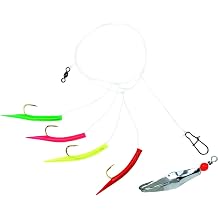 Clarkspoon 4-Piece Mackerel Tree Rig - Gold 2/0 Hooks - Spanish Mackerel, Bluefish