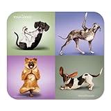 HandStands Yoga Dogs Mouse Pad