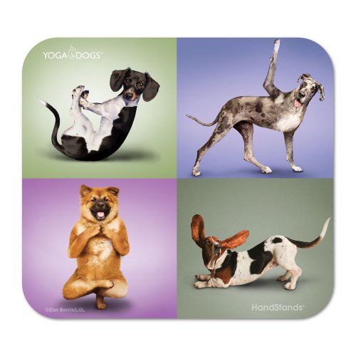 Deluxe Mouse Mat- Yoga Dogs