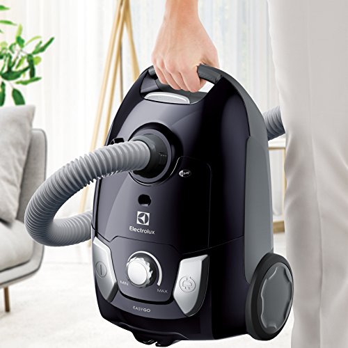 Electrolux EEG42EB - Aspiradora con Bolsa Easygo, Hygiene Filter 12, Cepillo parquet, 650 W, 3,5 litros, Negro