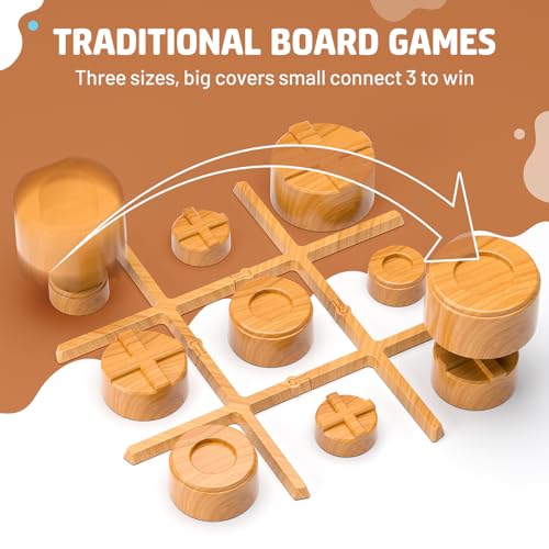 Freecat Tic Tac Toe Game, 3-in-1 Electronic Handheld Games Console for Kids Memory Growth, Portable Puzzle Travel Games,Board Game for Kids and Adults, Christmas and Birthday Gifts for All Ages 3+ - Thumbnail 5