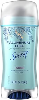 Secret Aluminum Free Deodorant Lavender, Day Lily, 2.4 Oz