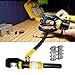 PENSON CAYQK007010 Hydraulic Wire Battery Cable Lug Terminal Crimper Crimping Tool, 9 Dies, 10 Ton