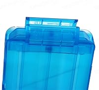 Vista 3 de WORKER 10 dardos clip de recarga rápida para Nerf N-Strike Elite Color Azul Transparente